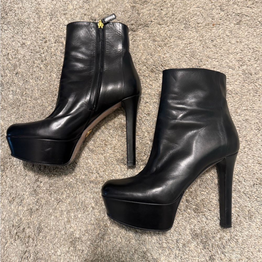 Gucci Malaga Platform Square Toe Boot - image 1